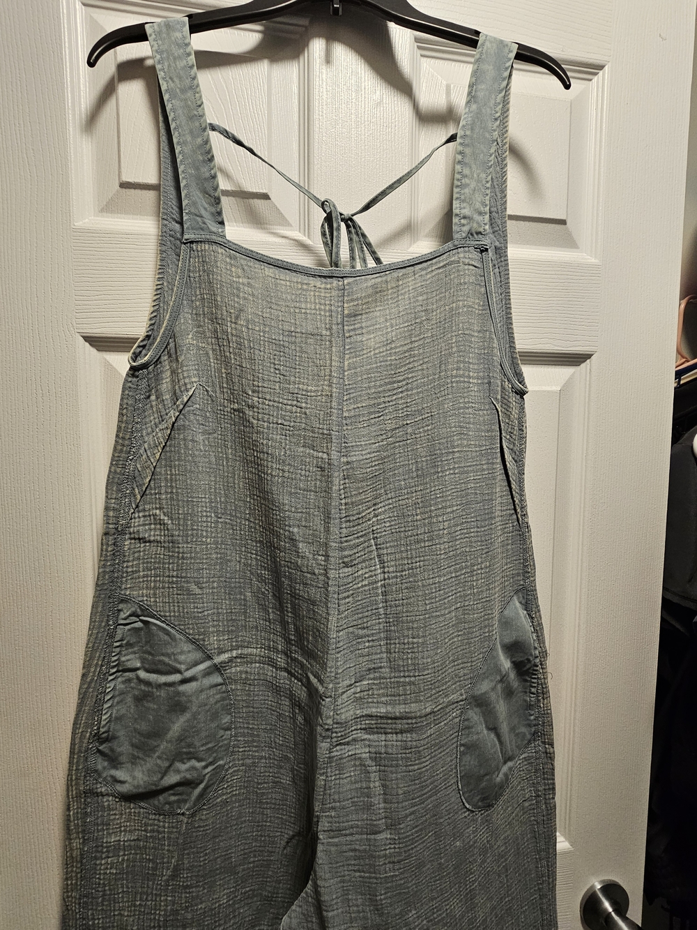 Light Blue Women's Denim Jumpsuit Overalls